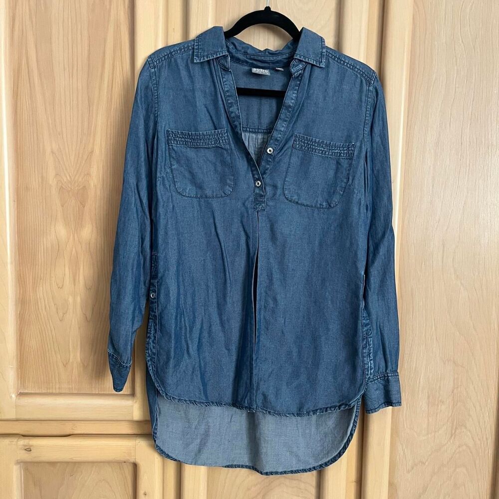 New-york-company Women's Blue and Navy Blouse